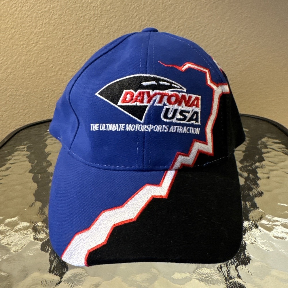 Vintage Daytona USA Shark tooth Hat NASCAR Daytona International‎ Speedway